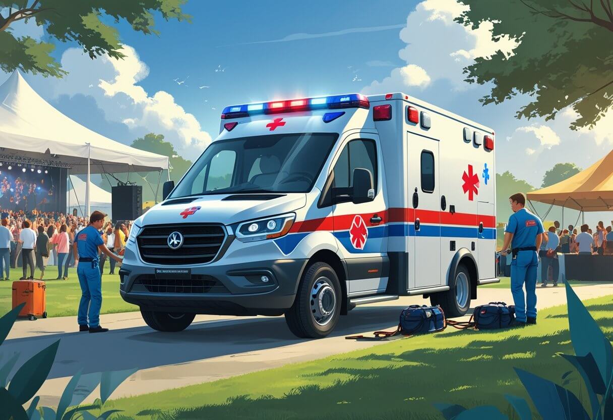 ambulancia para cobertura de eventos