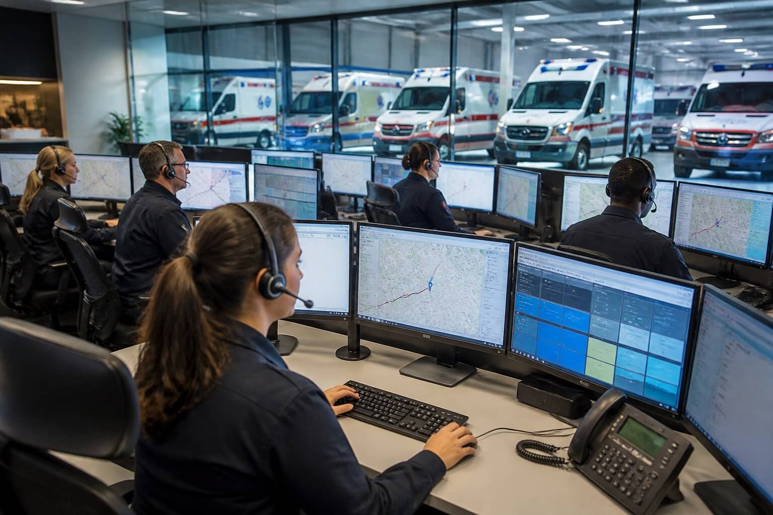 central de ambulâncias